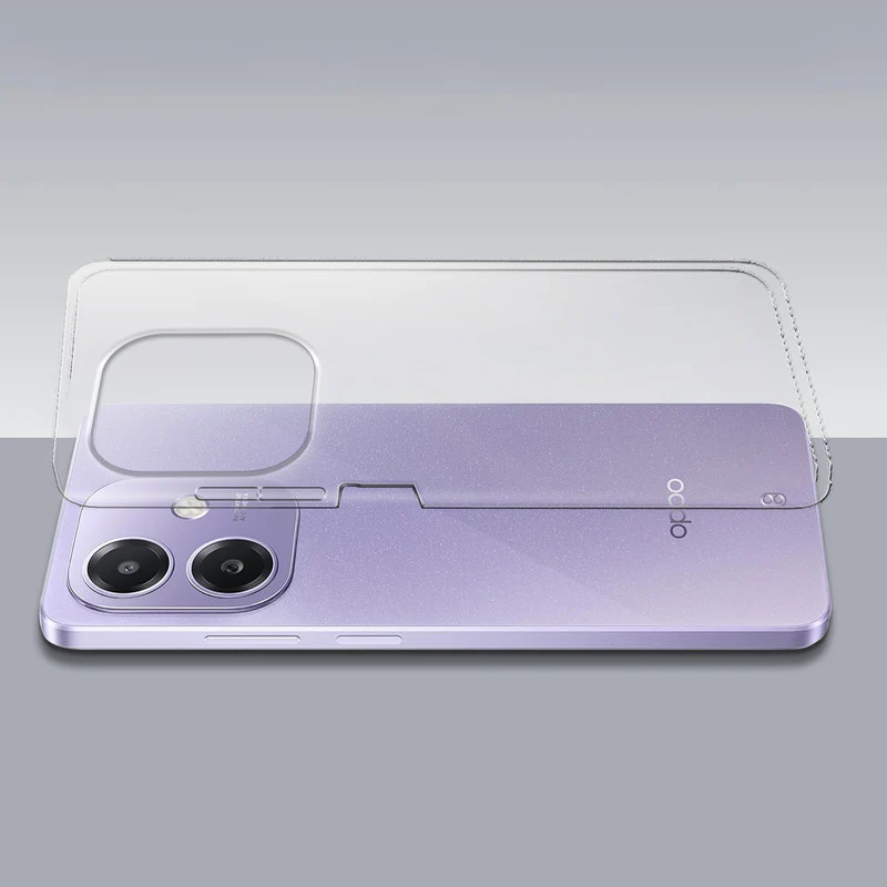 Crystal Clear Hard Anti-Yellow Transparent Back Cover Case For Oppo A3x 5G - Image 7