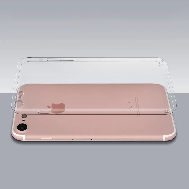 Crystal Clear Hard Back Anti-Yellowing With Camera Cuts Transparent Back Cover Case For Apple iPhone 7 - Image 7