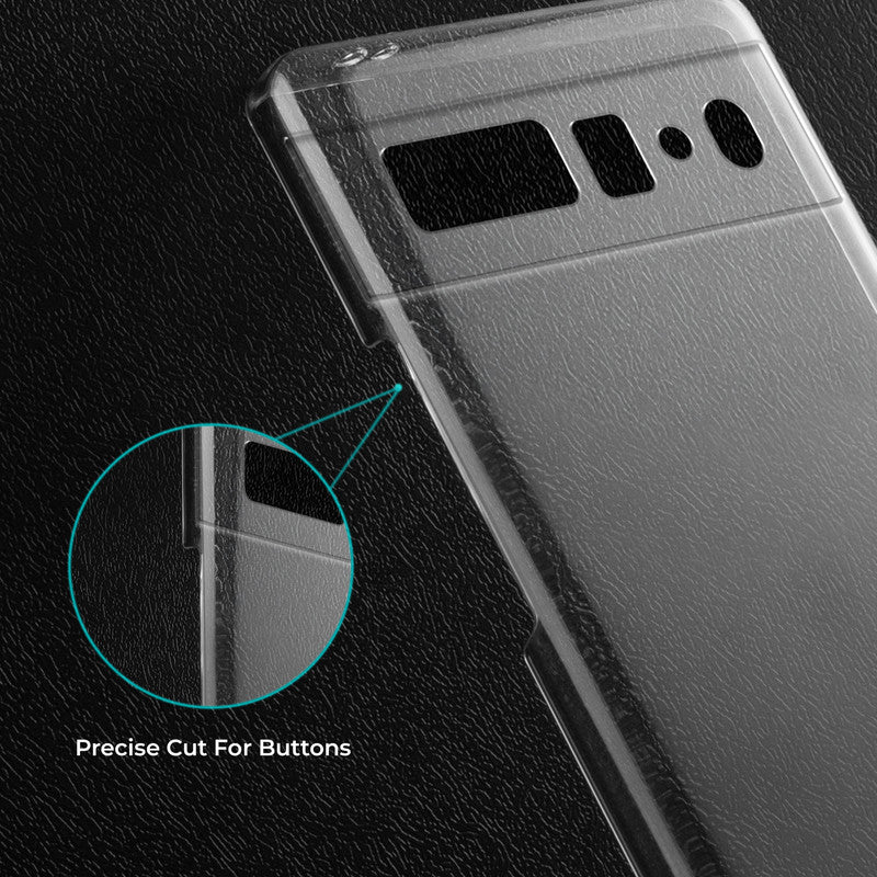 Crystal Clear Hard Anti-Yellow Transparent Back Cover Case For Google Pixel 6 Pro - Image 4