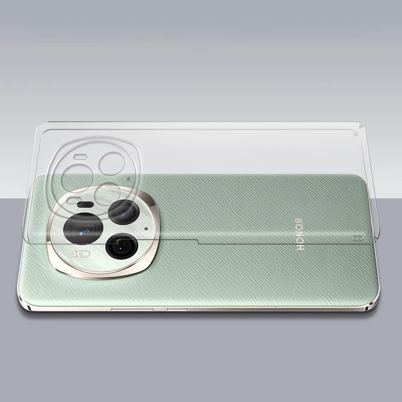 Crystal Clear Hard Anti-Yellow Transparent Back Cover Case For Honor Magic 6 Pro - Image 7