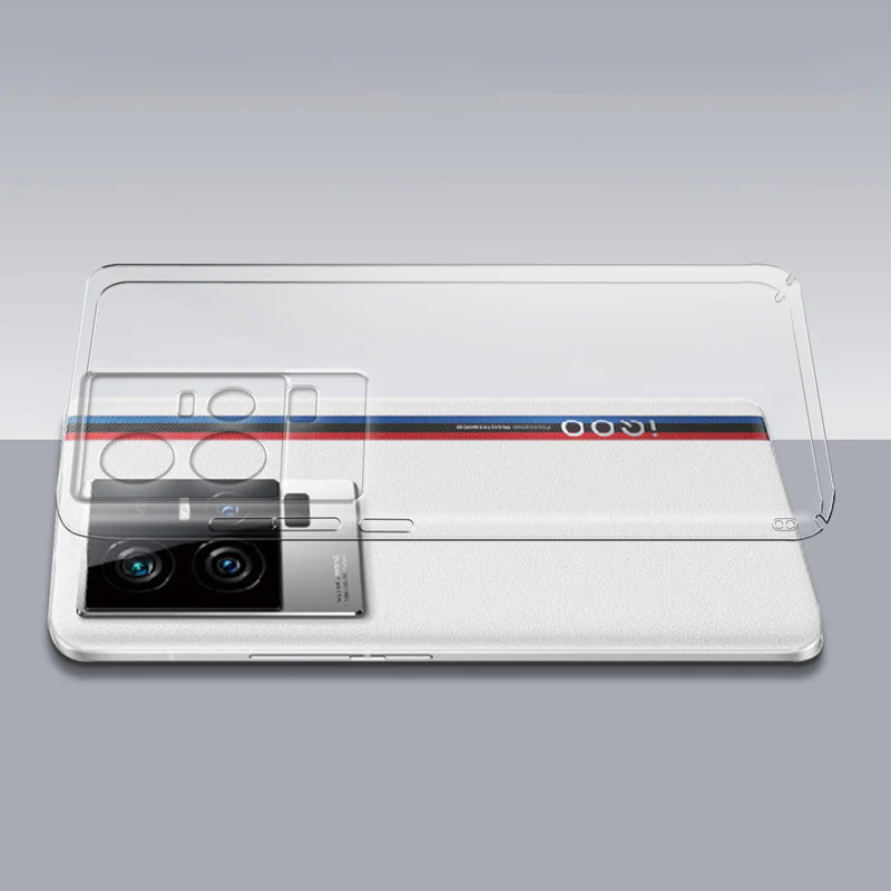 Crystal Clear Hard Anti-Yellow Transparent Back Cover Case For iQOO 11 5G - Image 7