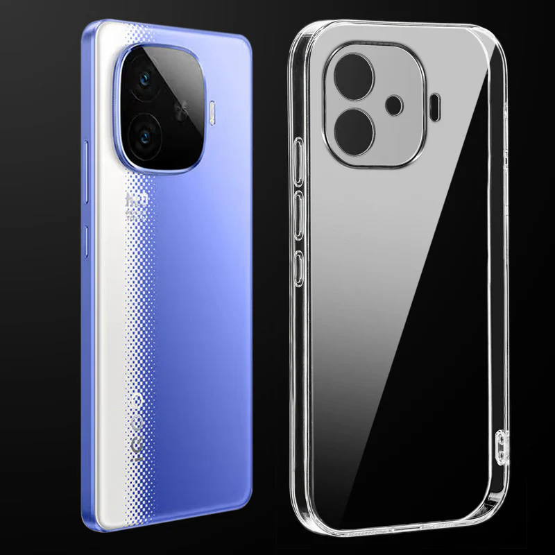 Crystal Clear Hard Anti-Yellow Transparent Back Cover Case For iQOO Neo 10R 5G