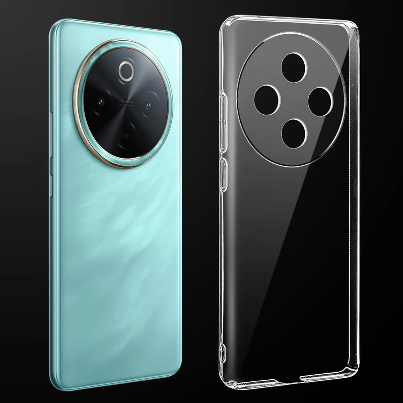 Crystal Clear Hard Anti-Yellow Transparent Back Cover Case For iQOO Z10 5G