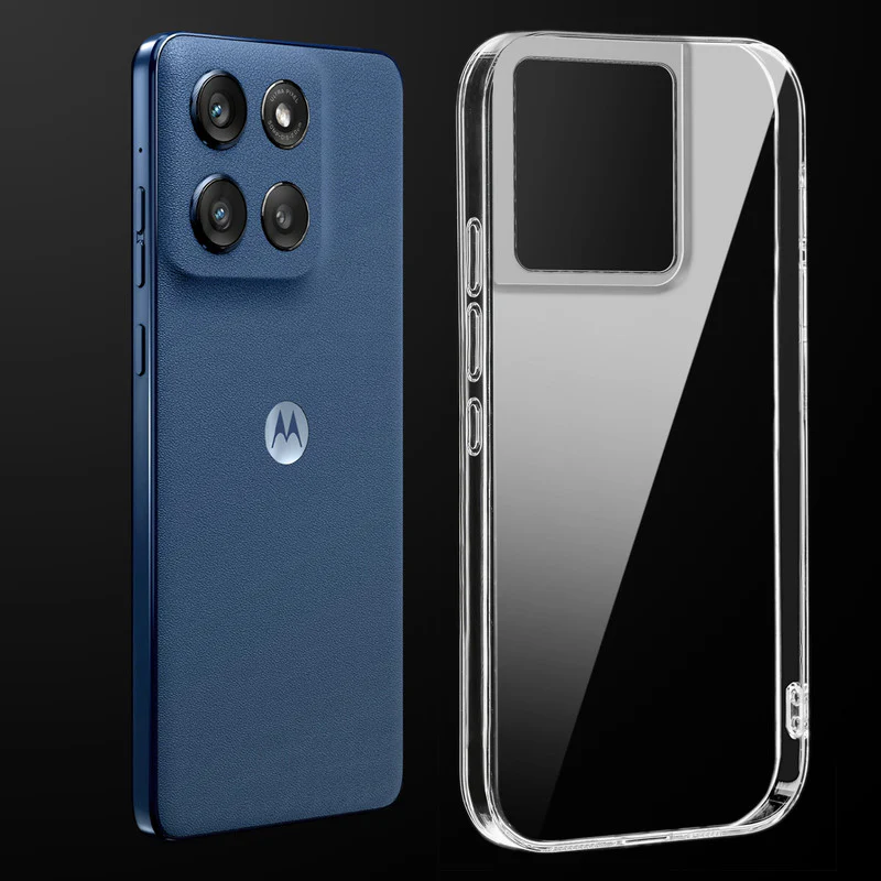 Crystal Clear Hard Anti-Yellow Transparent Back Cover Case For Motorola Edge 60 Stylus 5G