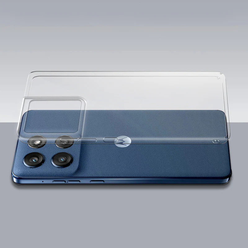 Crystal Clear Hard Anti-Yellow Transparent Back Cover Case For Motorola Edge 60 Stylus 5G - Image 7