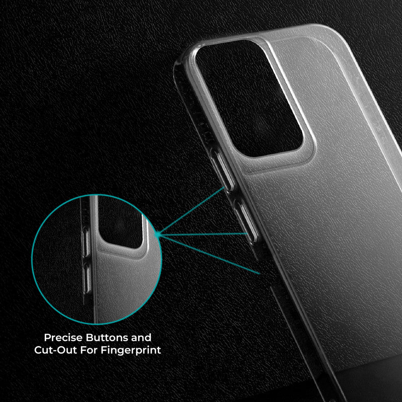Crystal Clear Hard Anti-Yellow Transparent Back Cover Case For Motorola Moto G45 - Image 4