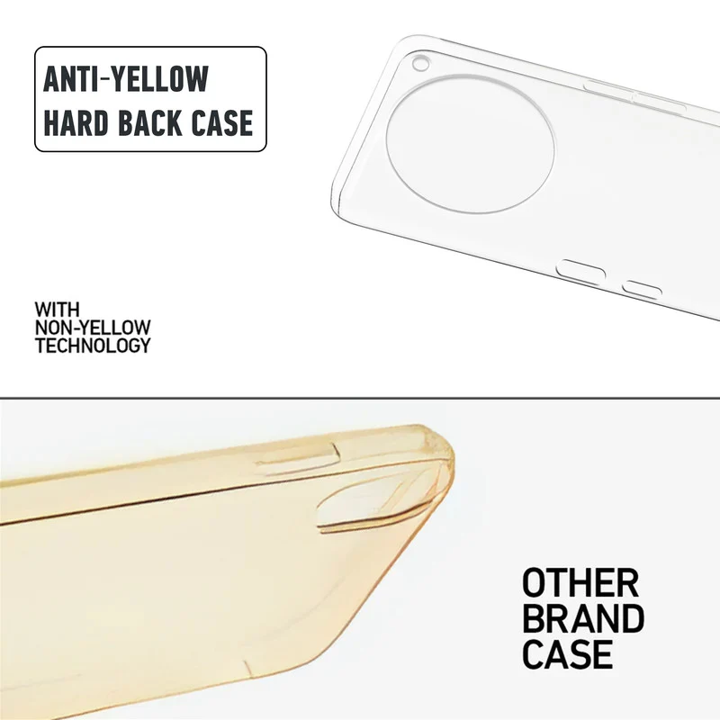 Crystal Clear Hard Anti-Yellow Transparent Back Cover Case For Nothing Phone 3A Pro 5G - Image 8