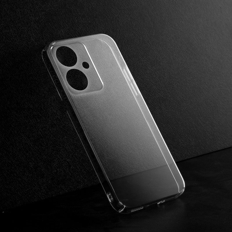 Crystal Clear Hard Anti-Yellow Transparent Back Cover Case For Oppo A59 5G - Image 3