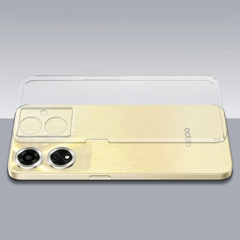 Crystal Clear Hard Anti-Yellow Transparent Back Cover Case For Oppo A59 5G - Image 7