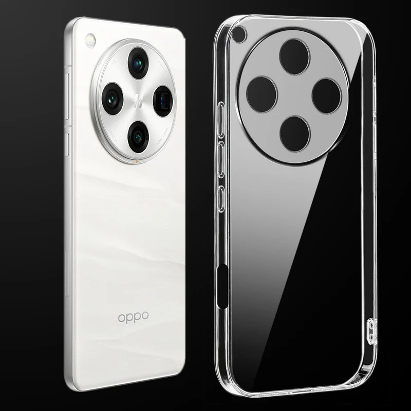 Crystal Clear Hard Anti-Yellow Transparent Back Cover Case For Oppo Find X8 Pro 5G