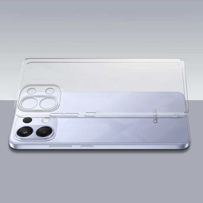 Crystal Clear Hard Anti-Yellow Transparent Back Cover Case For Oppo K13 5G - Image 7
