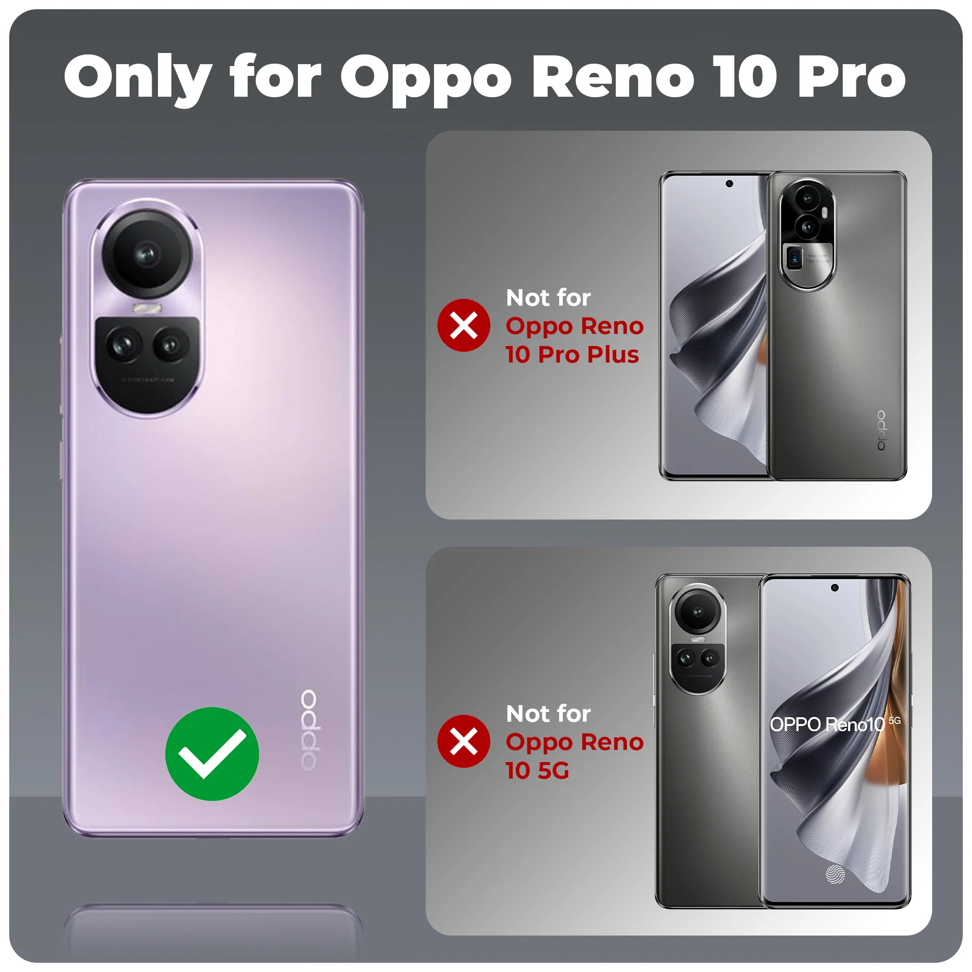 Soft Frame Clear Case for Oppo Reno 10 Pro 5G - Image 2