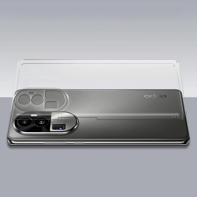 Crystal Clear Hard Anti-Yellow Transparent Back Cover Case For Oppo Reno 10 Pro Plus 5G - Image 6