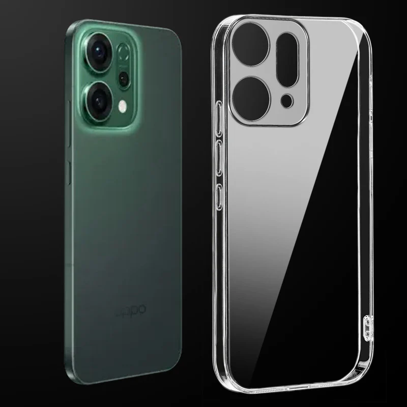 Crystal Clear Hard Anti-Yellow Transparent Back Cover Case For Oppo Reno 14 5G