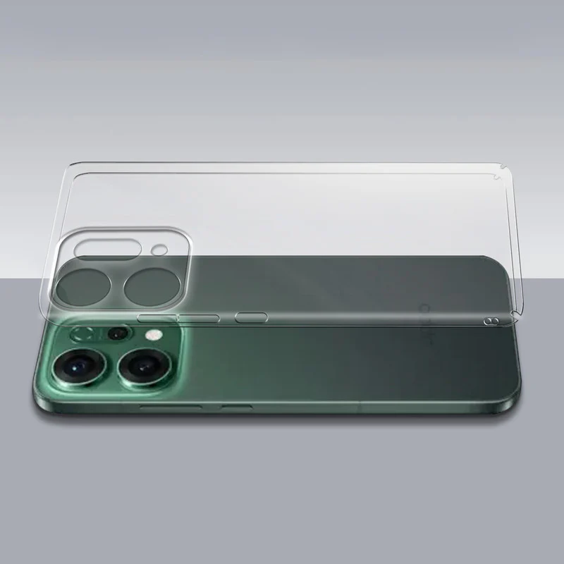 Crystal Clear Hard Anti-Yellow Transparent Back Cover Case For Oppo Reno 14 5G - Image 7
