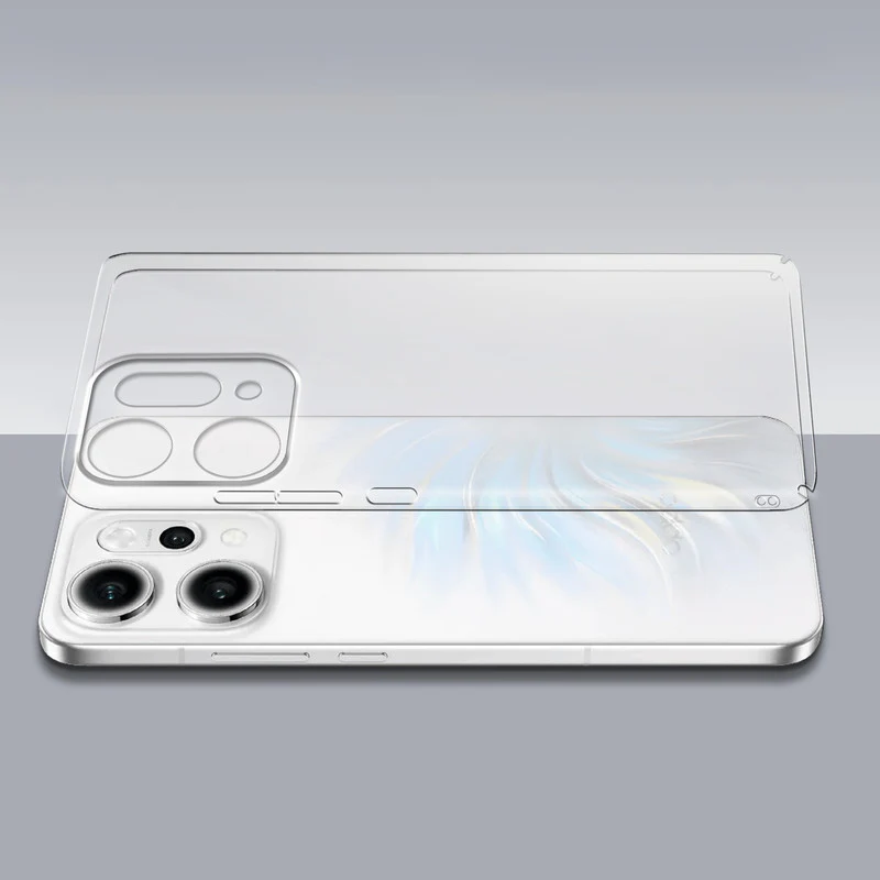 Crystal Clear Hard Anti-Yellow Transparent Back Cover Case For Oppo Reno 14 Pro 5G - Image 7