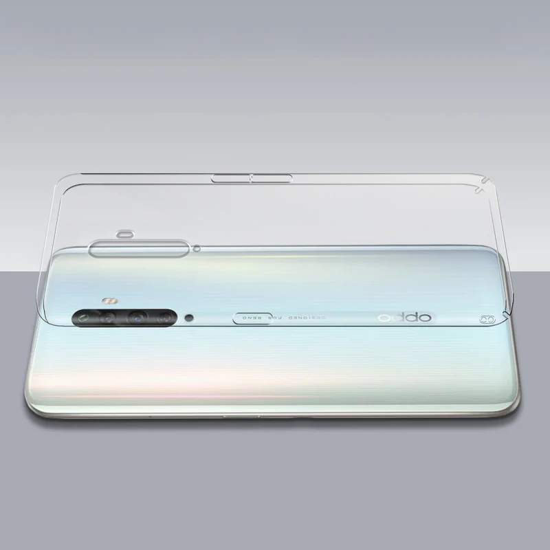 Crystal Clear Hard Anti-Yellow Transparent Back Cover Case For Oppo Reno 2Z - Image 7