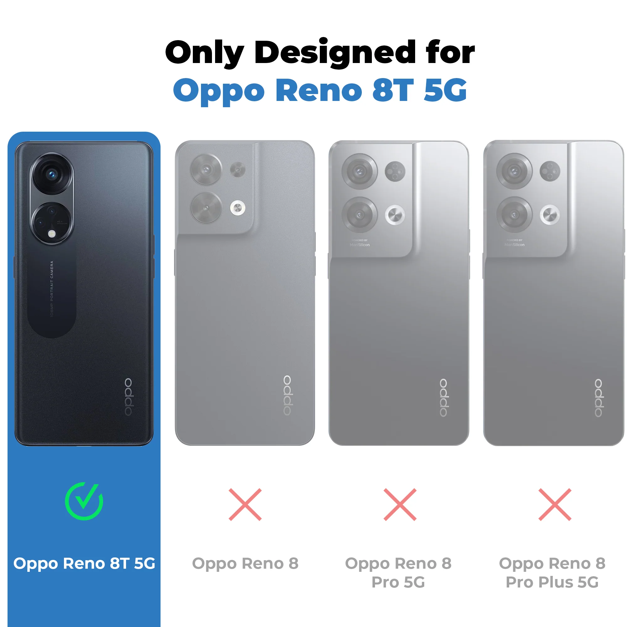 3D Design Silicone Case For Oppo Reno 8T 5G - Image 2