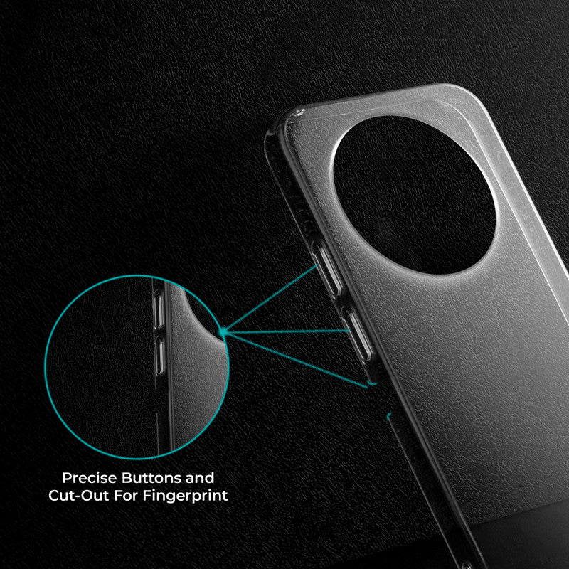 Crystal Clear Hard Anti-Yellow Transparent Back Cover Case For Poco C75 5G - Image 4