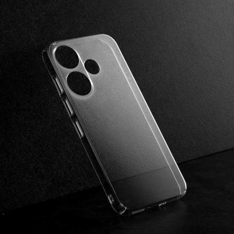 Crystal Clear Hard Anti-Yellow Transparent Back Cover Case For Poco F6 5G - Image 3