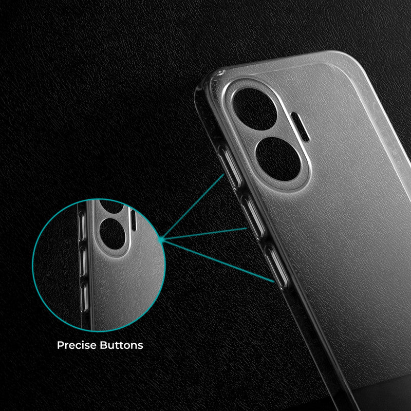 Crystal Clear Hard Anti-Yellow Transparent Back Cover Case For Poco F7 5G - Image 4