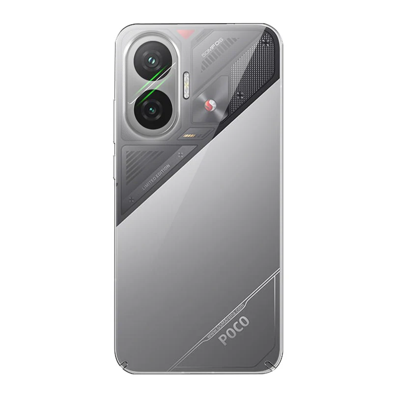 Crystal Clear Hard Anti-Yellow Transparent Back Cover Case For Poco F7 5G - Image 5