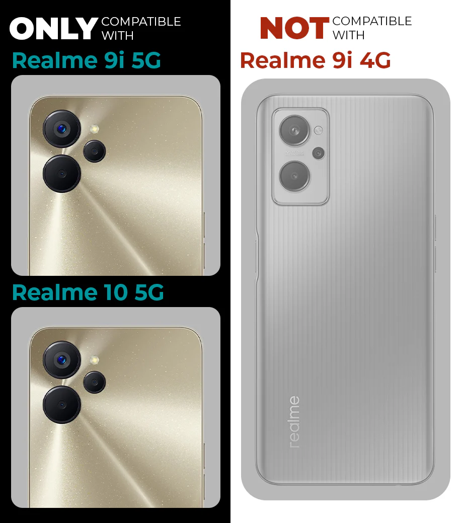 Crystal Clear Hard Anti-Yellow Transparent Back Cover Case For Realme 10 5G - Image 2