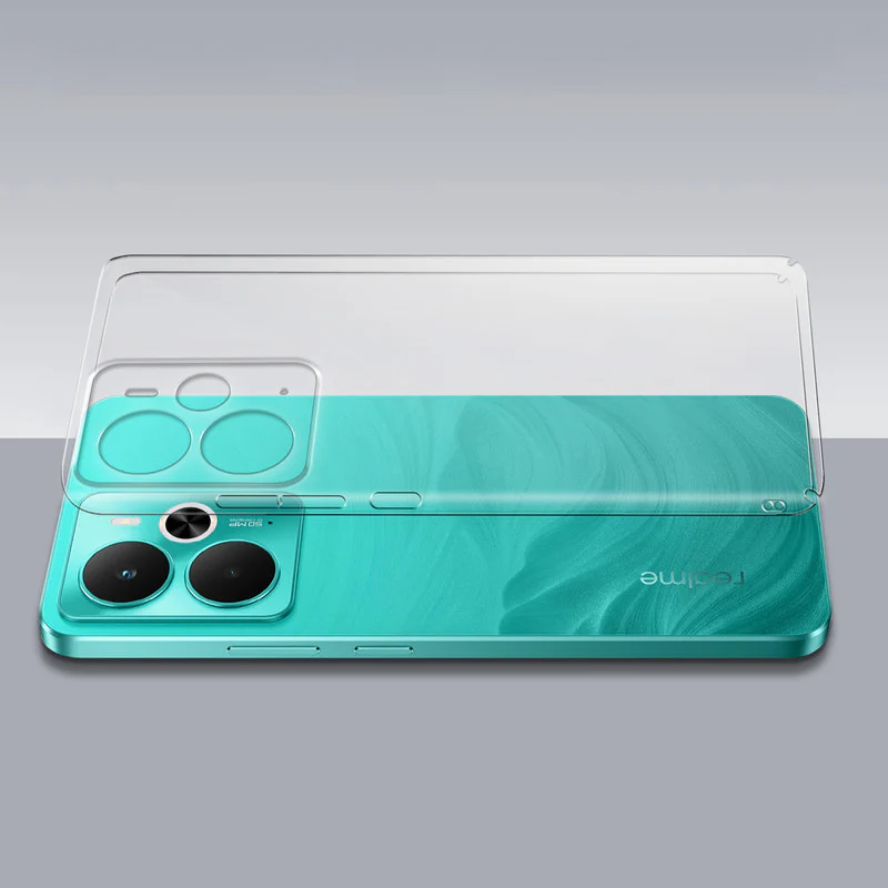 Crystal Clear Hard Anti-Yellow Transparent Back Cover Case For Realme 14 5G - Image 7