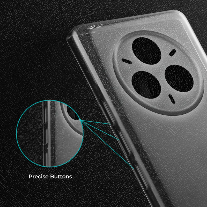 Crystal Clear Hard Anti-Yellow Transparent Back Cover Case For Realme 14 Pro Plus 5G - Image 4