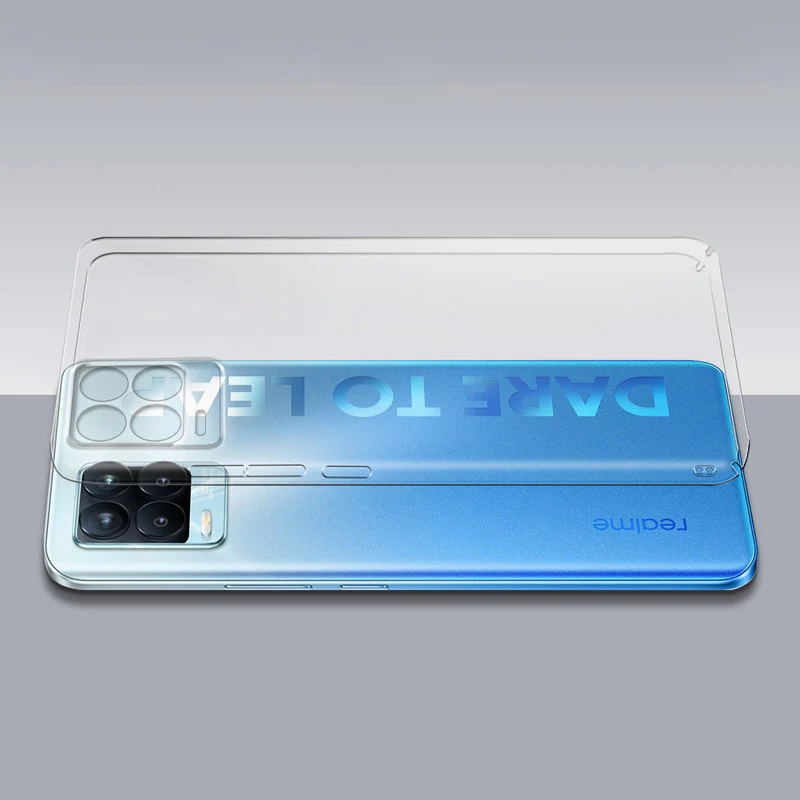 Crystal Clear Hard Anti-Yellow Transparent Back Cover Case For Realme 8 Pro - Image 7