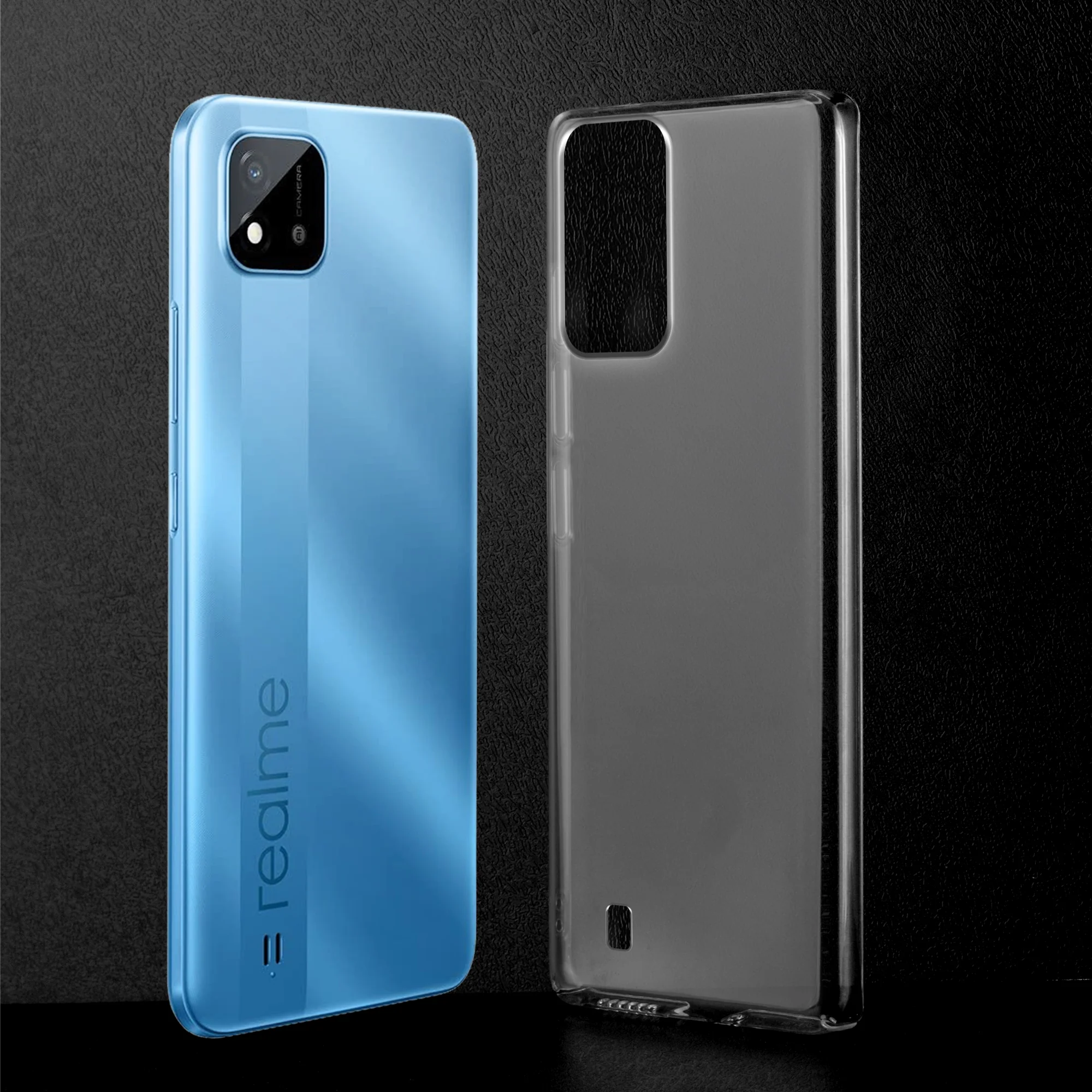 Crystal Clear Hard Anti-Yellow Transparent Back Cover Case For Realme C20 - Image 2