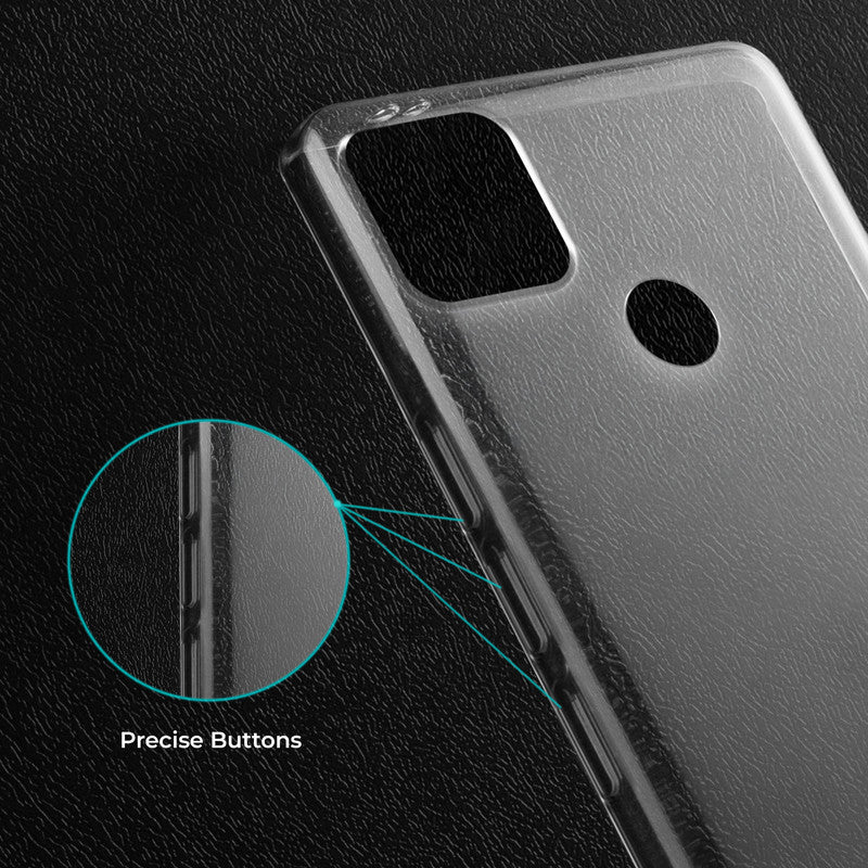 Crystal Clear Hard Anti-Yellow Transparent Back Cover Case For Realme C25Y - Image 4