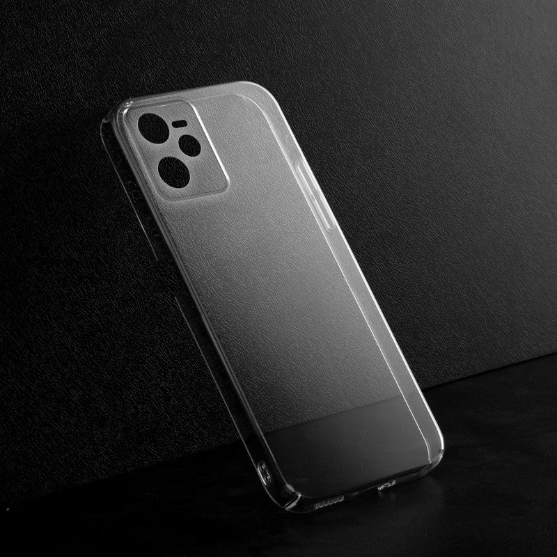 Crystal Clear Hard Anti-Yellow Transparent Back Cover Case For Realme C35 - Image 3