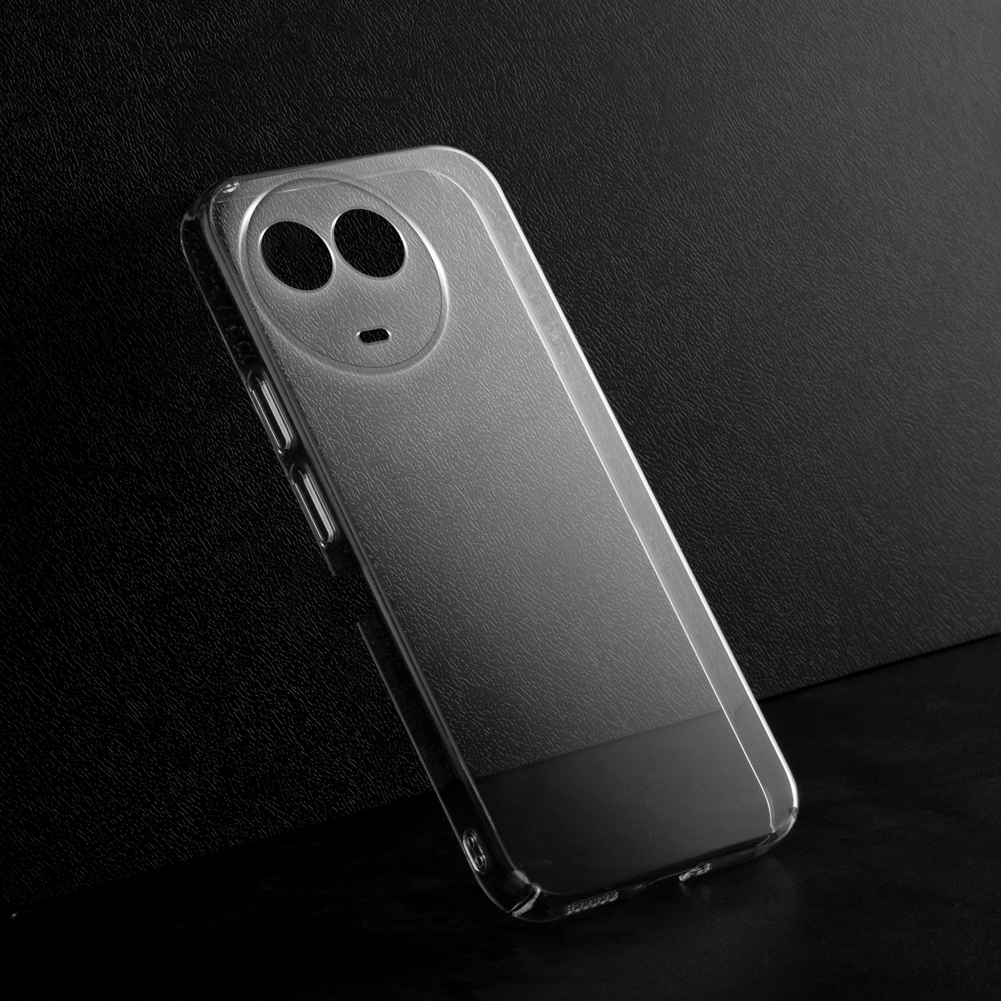 Crystal Clear Hard Anti-Yellow Transparent Back Cover Case For Realme C67 5G - Image 3