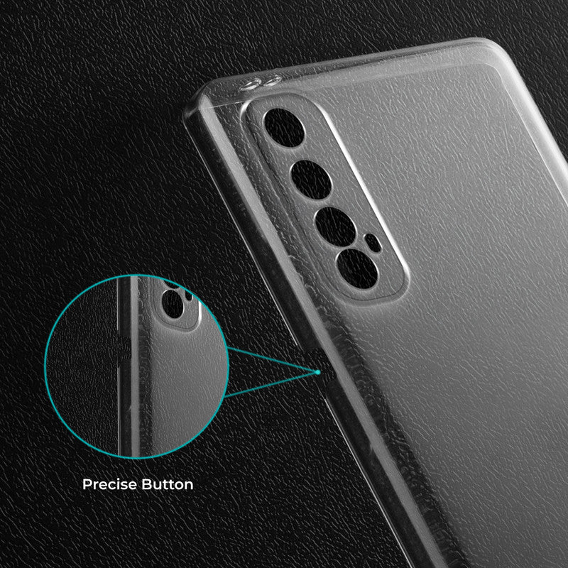 Crystal Clear Hard Anti-Yellow Transparent Back Cover Case For Realme Narzo 20 Pro - Image 4