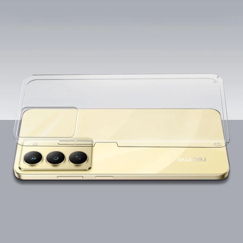 Crystal Clear Hard Anti-Yellow Transparent Back Cover Case For Realme Narzo 80x 5G - Image 7