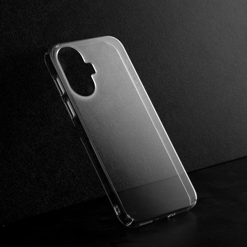 Crystal Clear Hard Anti-Yellow Transparent Back Cover Case For Realme Narzo N55 - Image 3