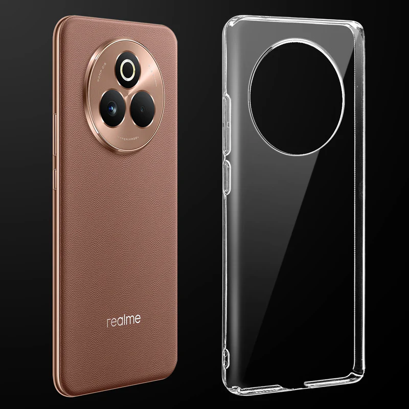 Crystal Clear Hard Anti-Yellow Transparent Back Cover Case For Realme P3 Pro 5G