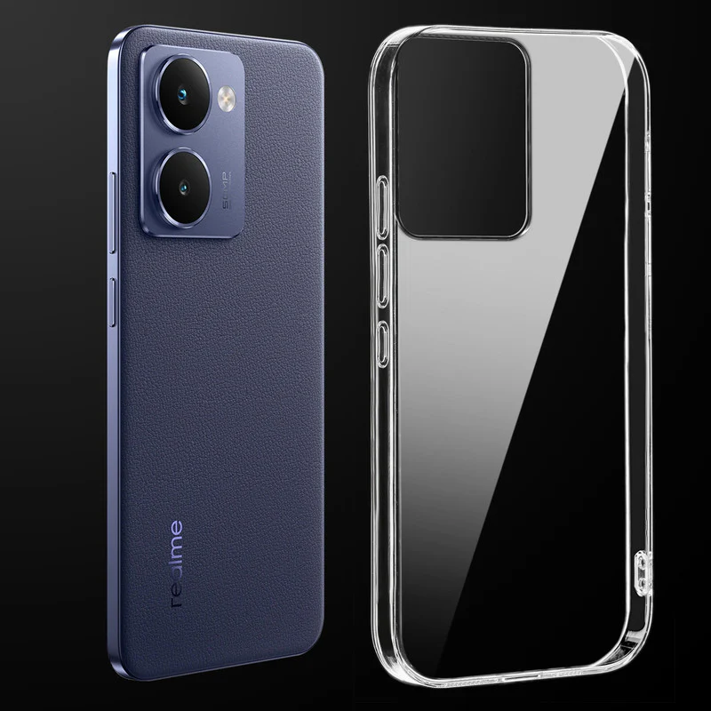 Crystal Clear Hard Anti-Yellow Transparent Back Cover Case For Realme P3 Ultra 5G