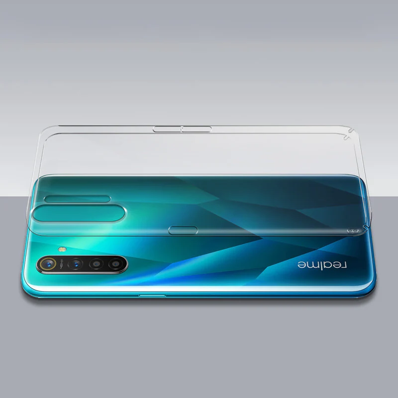 Crystal Clear Hard Anti-Yellow Transparent Back Cover Case For Realme XT - Image 7