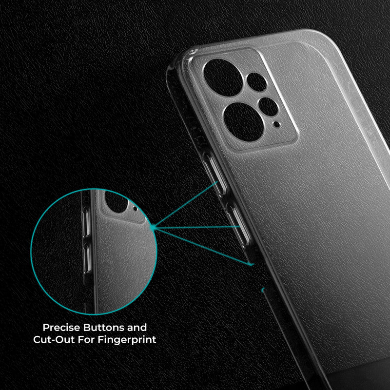 Crystal Clear Hard Anti-Yellow Transparent Back Cover Case For Redmi 12 4G - Image 4