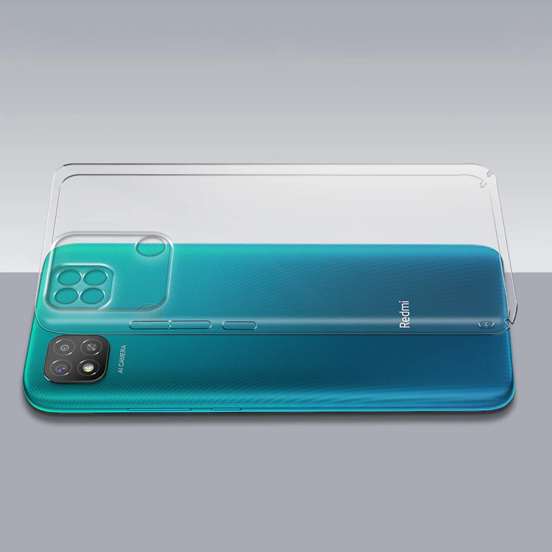Crystal Clear Hard Anti-Yellow Transparent Back Cover Case For Redmi 9 - Image 7