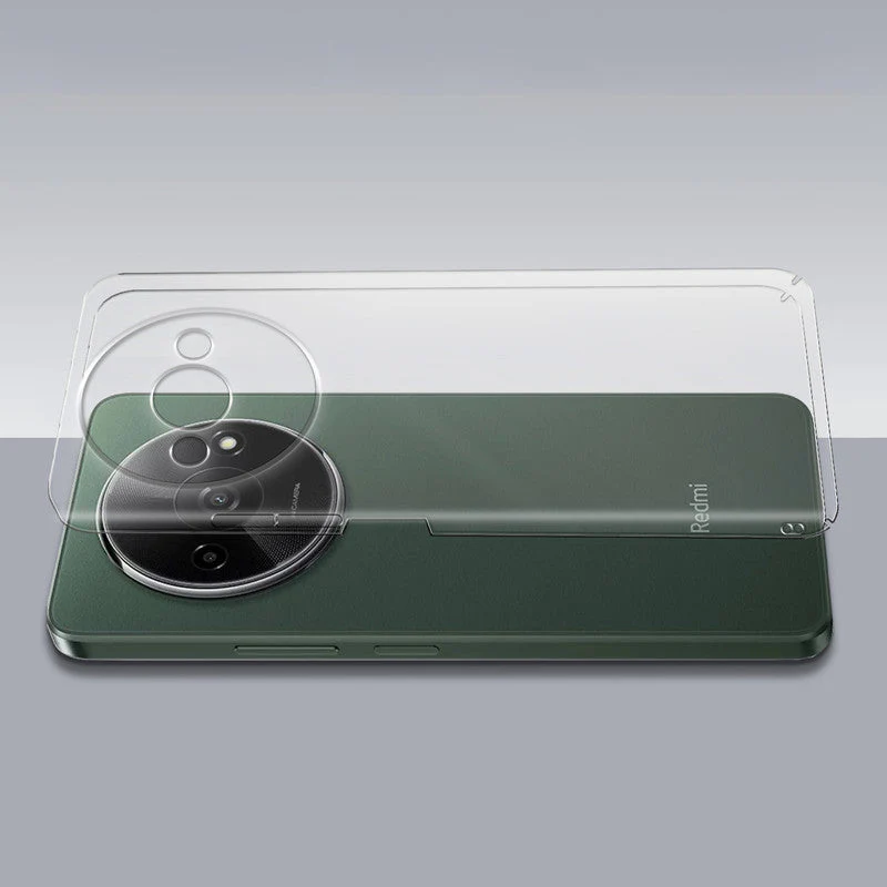 Crystal Clear Hard Anti-Yellow Transparent Back Cover Case For Redmi A3x - Image 7