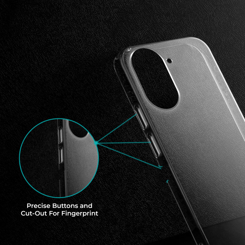 Crystal Clear Hard Anti-Yellow Transparent Back Cover Case For Redmi A5 4G - Image 4