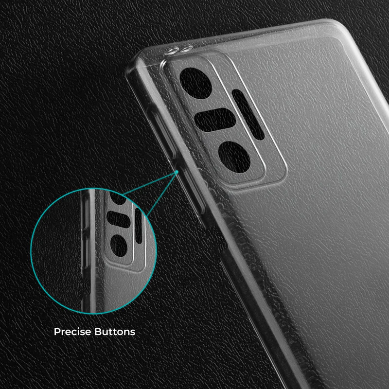 Crystal Clear Hard Anti-Yellow Transparent Back Cover Case For Redmi Note 10 Pro - Image 4