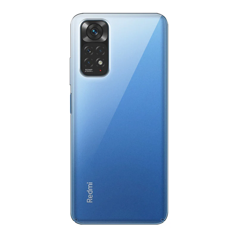 Crystal Clear Hard Anti-Yellow Transparent Back Cover Case For Redmi Note 11 - Image 5