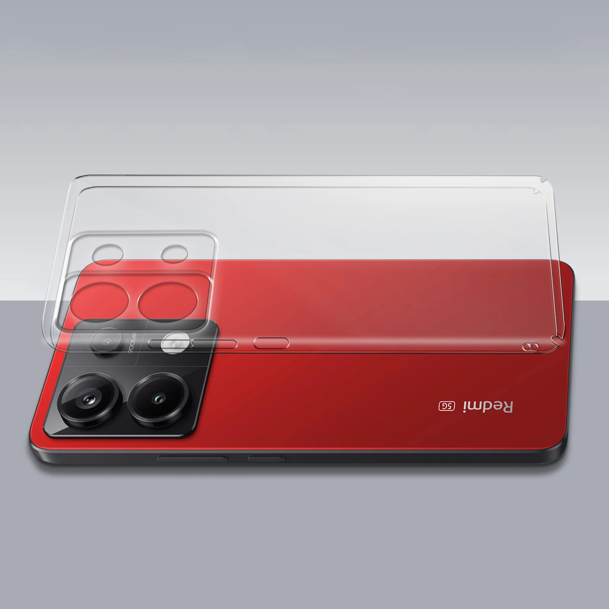 Crystal Clear Hard Anti-Yellow Transparent Back Cover Case For Redmi Note 13 Pro 5G - Image 7
