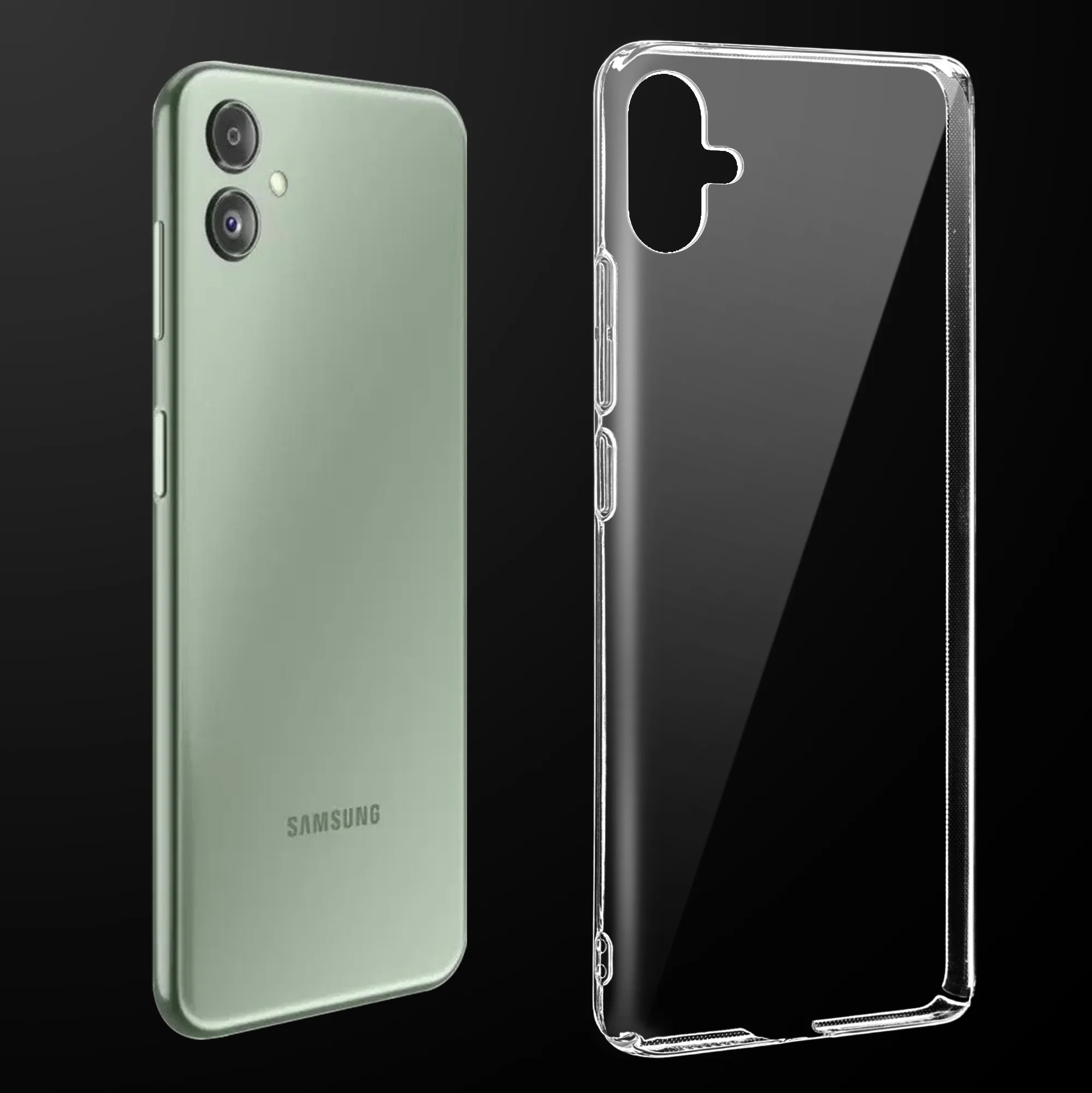 Crystal Clear Hard Anti-Yellow Transparent Back Cover Case For Samsung A04e