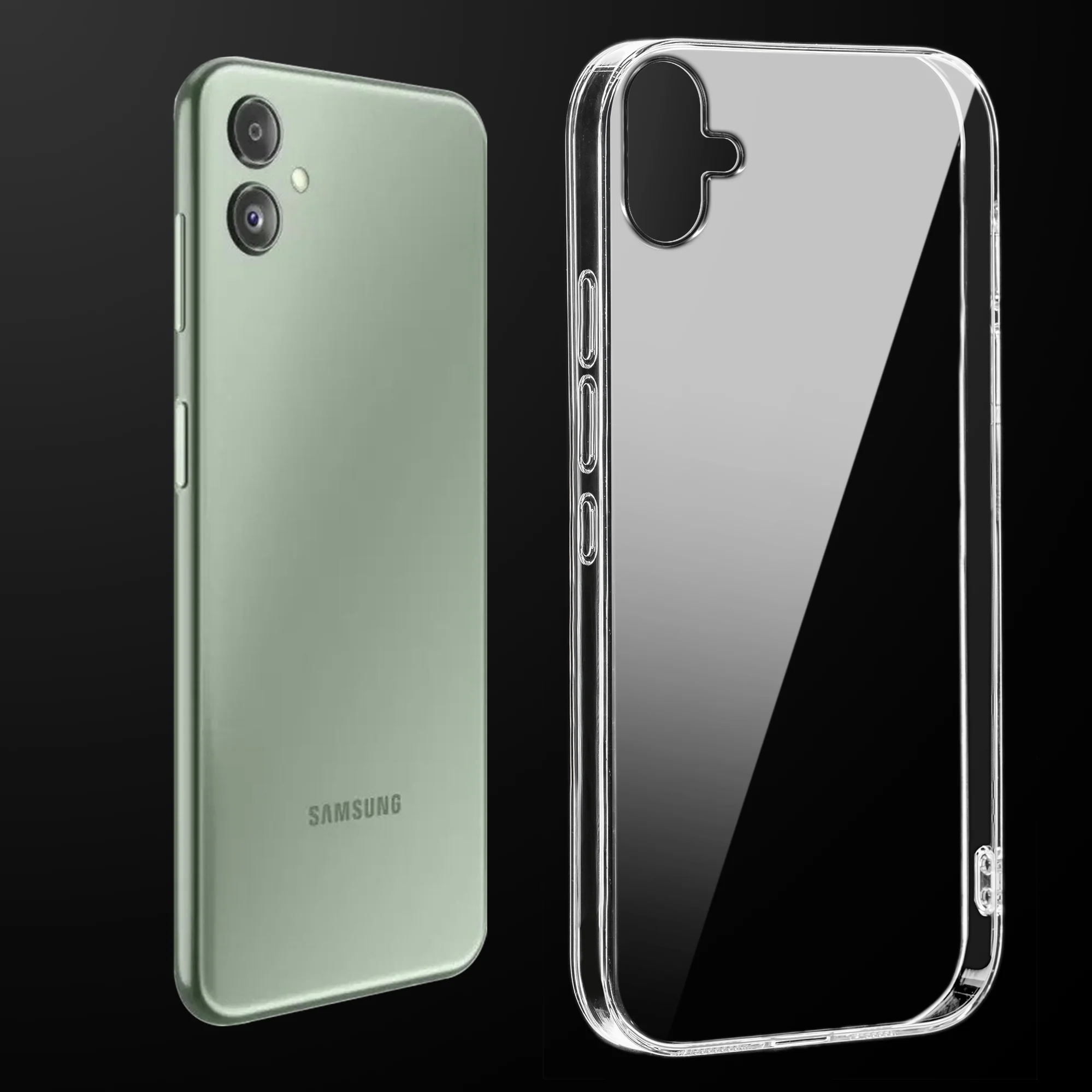 Crystal Clear Hard Anti-Yellow Transparent Back Cover Case For Samsung A05