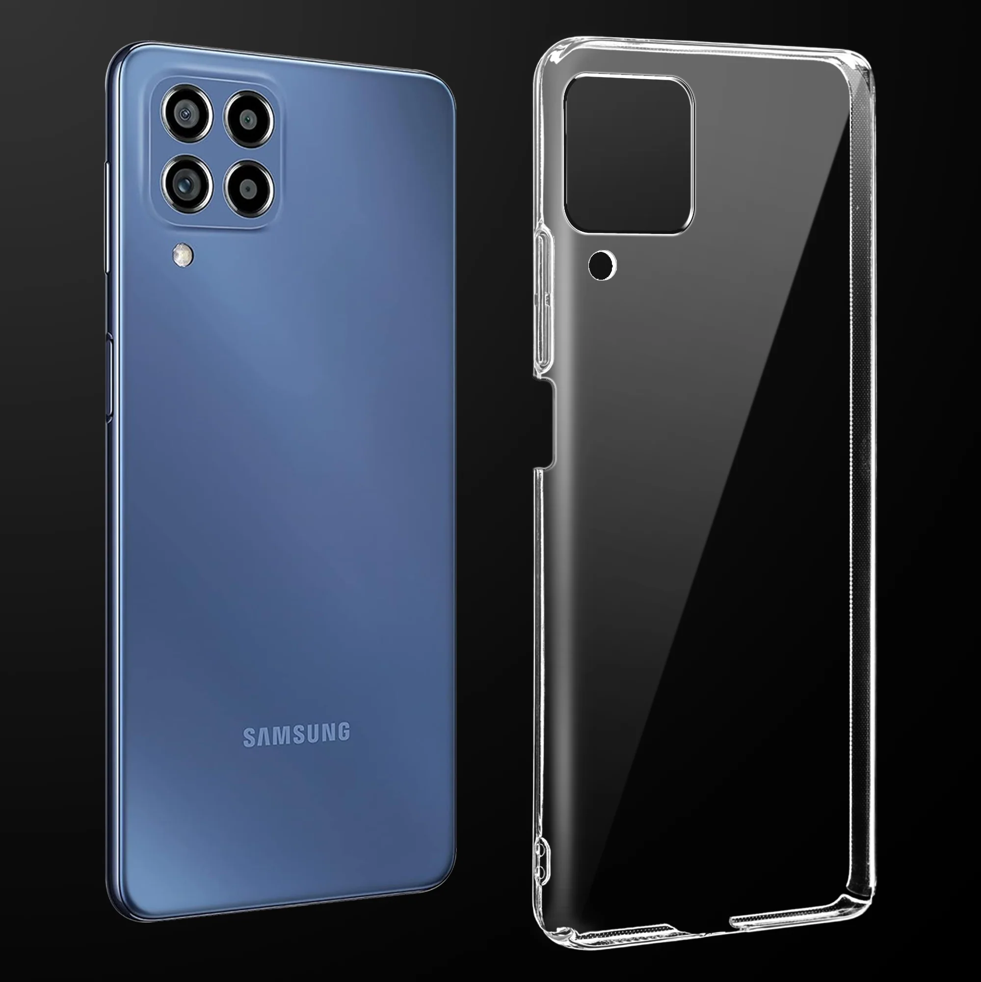 Crystal Clear Hard Anti-Yellow Transparent Back Cover Case For Samsung A12
